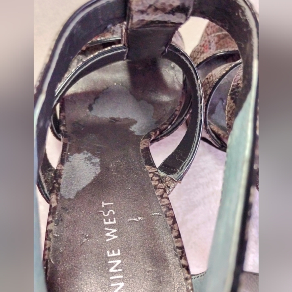 Nine West Snake Skin Pumps - Picture 12 of 12
